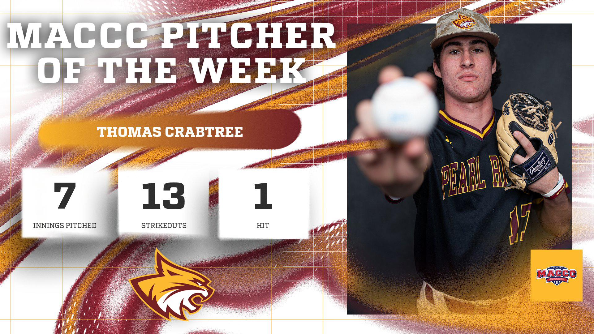 Thomas Crabtree's dominance honored by MACCC