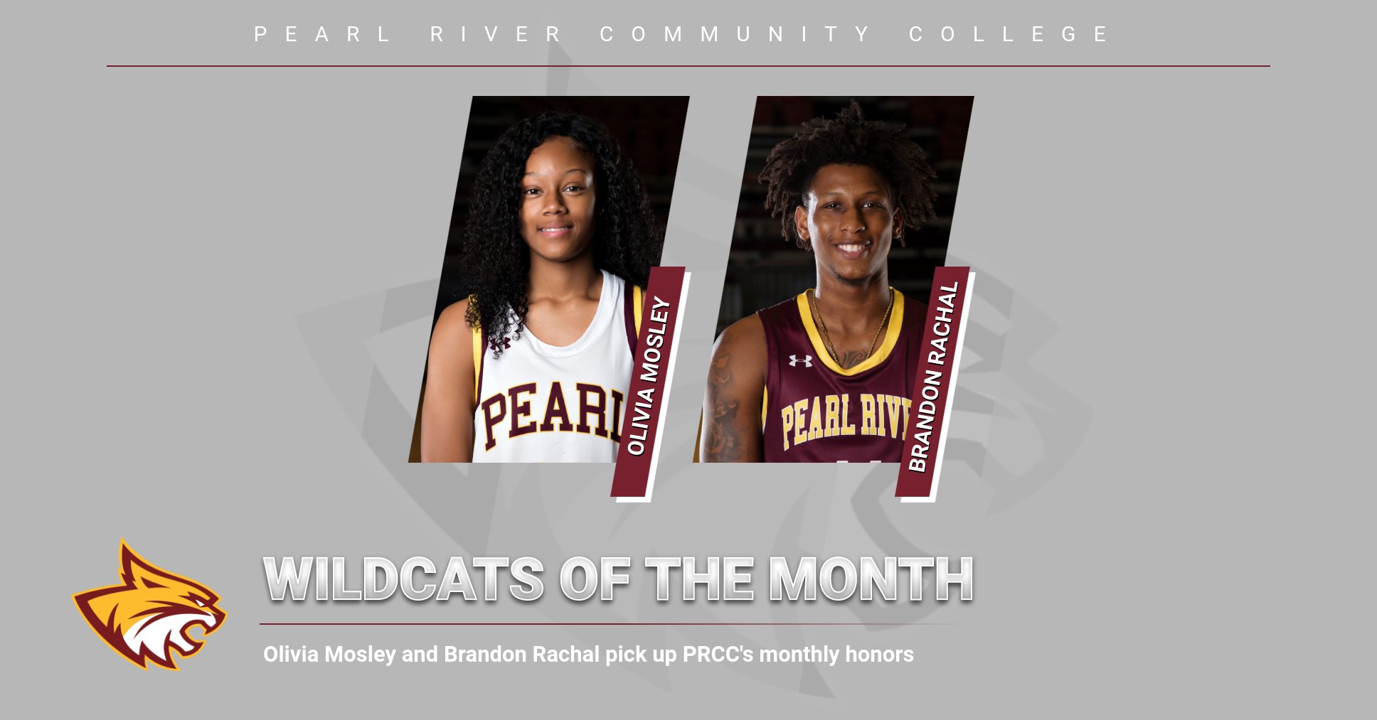 Olivia Mosley, Brandon Rachal named Wildcats of the Month