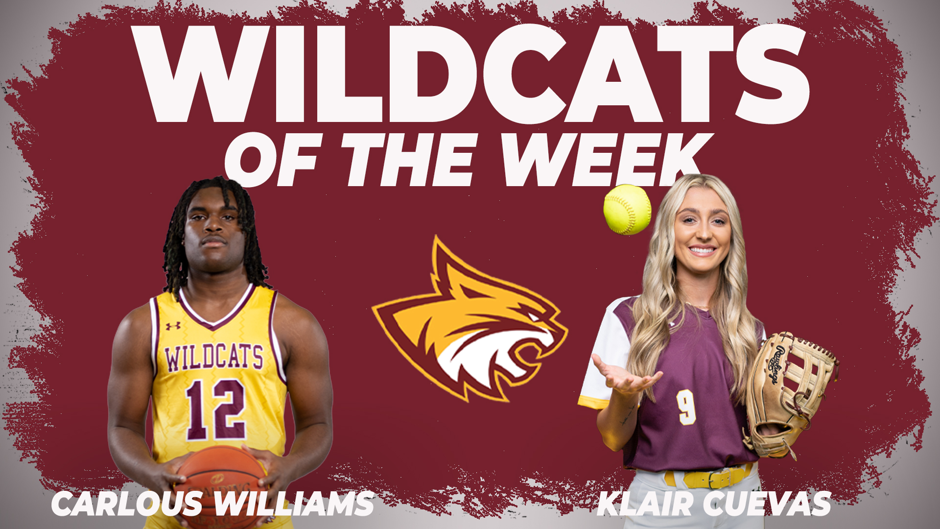 Carlous Williams, Klair Cuevas named Wildcats of the Week