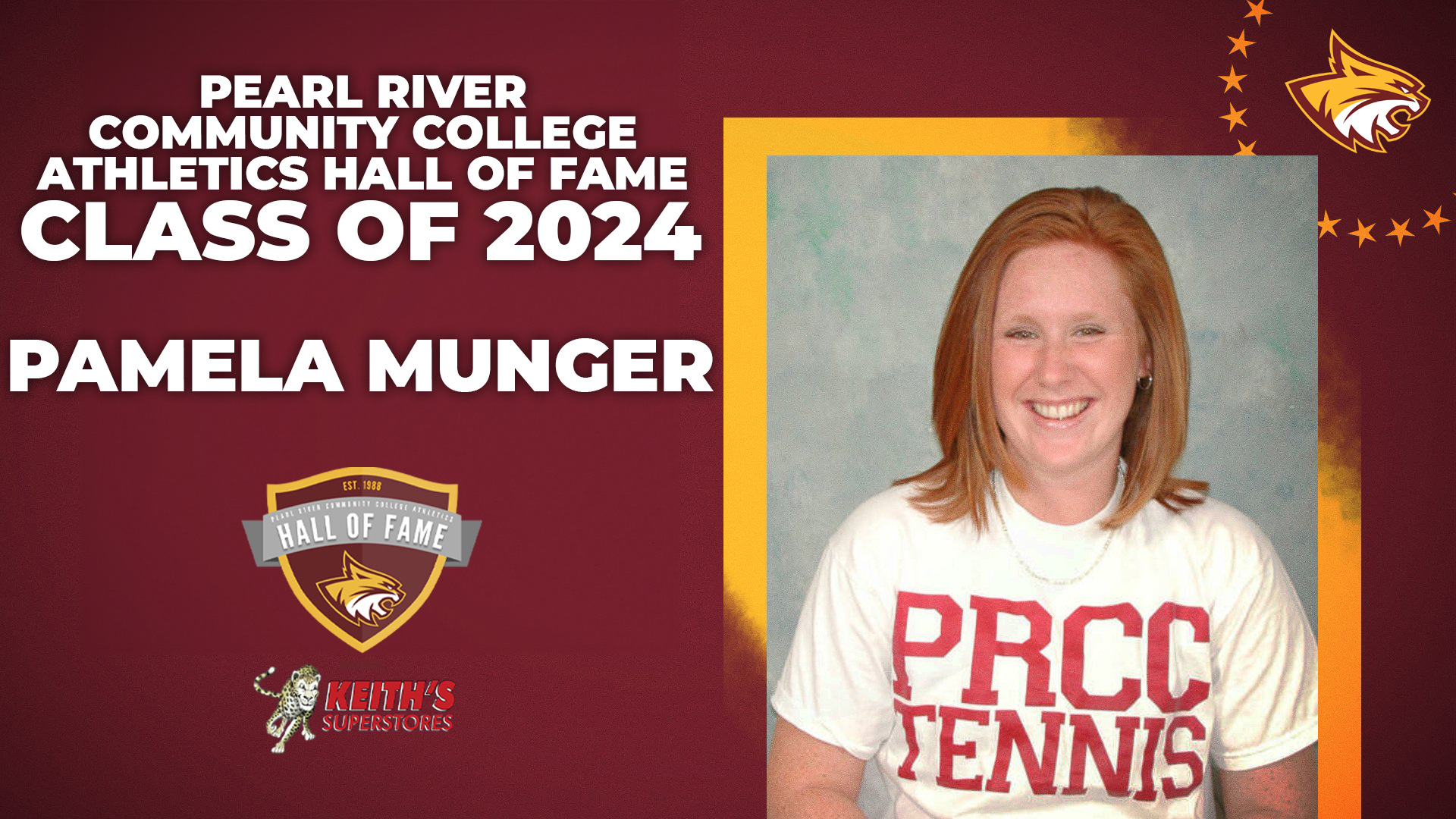 Munger becomes PRCC's first tennis Hall of Fame inductee