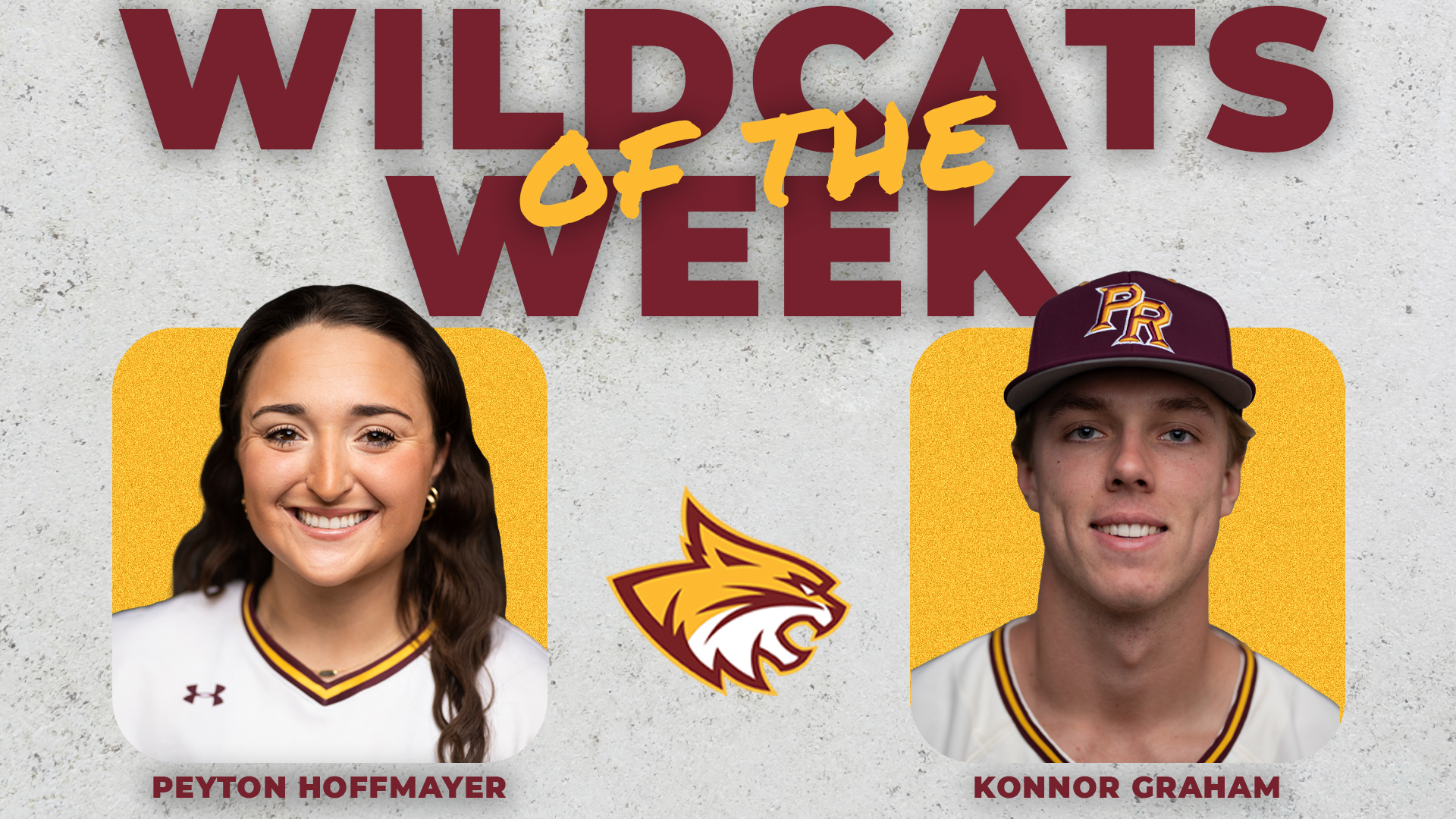Morgan Lavergne, Konnor Graham named Wildcats of the Week