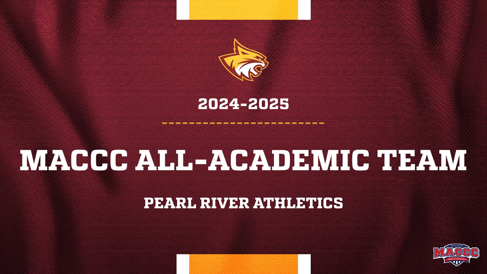 144 Pearl River student-athletes earn 2024-2025 MACCC All-Academic recognition