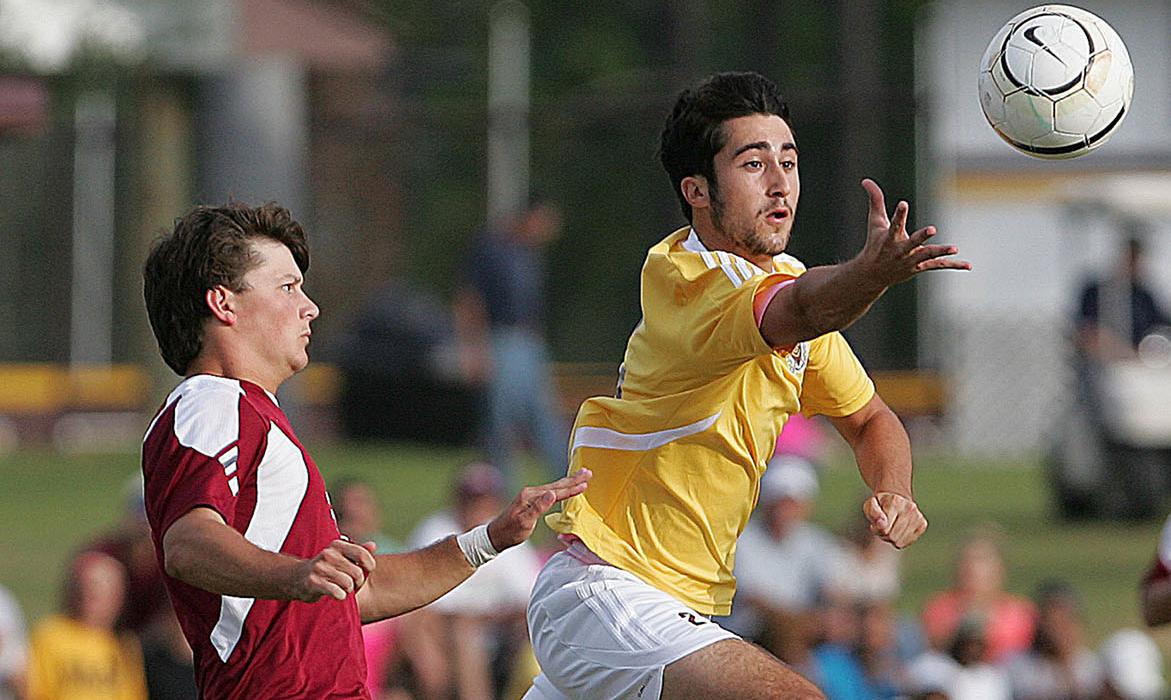 Michael Allizzo wears Pearl River&rsquo;s career golden boot