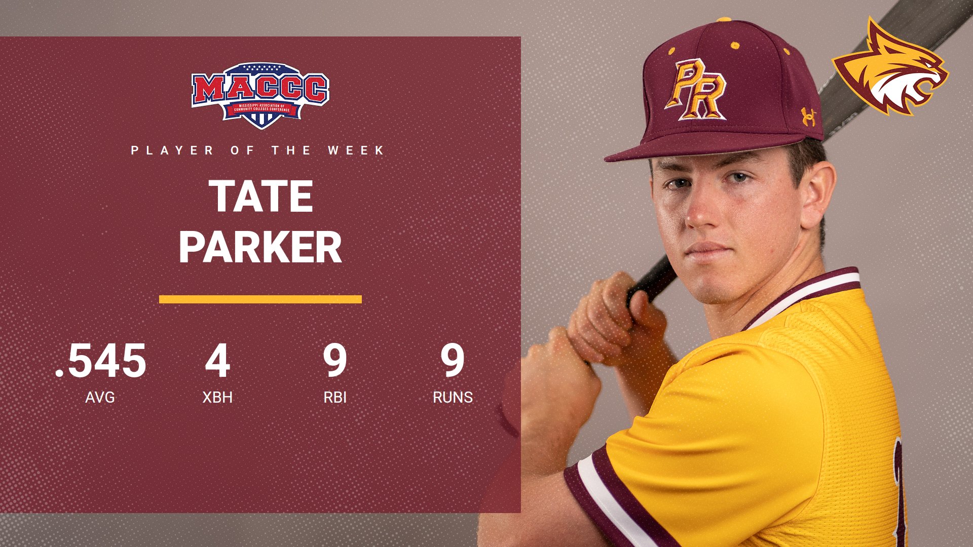 Pearl River&rsquo;s Tate Parker wins MACCC honor