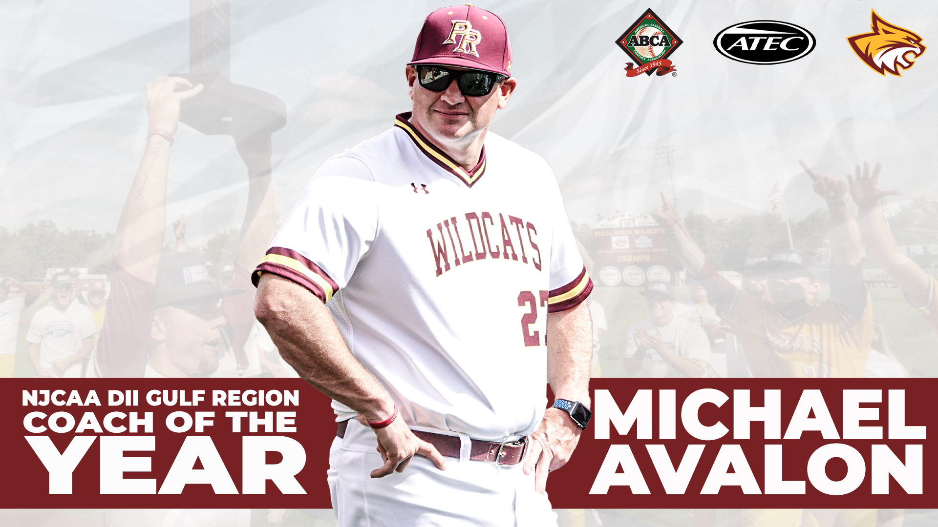 PRCC&rsquo;s Michael Avalon named ABCA/ATEC Regional Coach of the Year