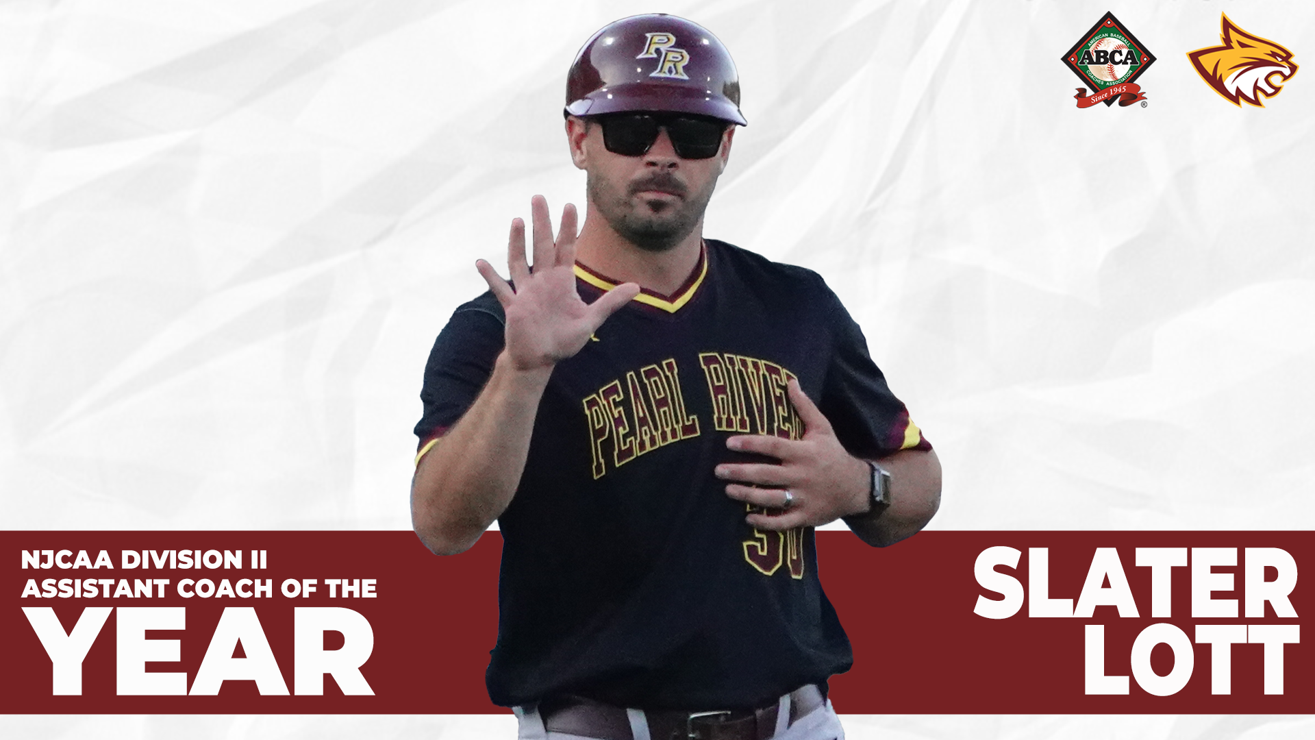 PRCC&rsquo;s Slater Lott named ABCA Assistant Coach of the Year