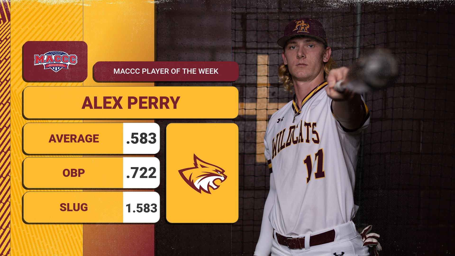 No. 2 Pearl River's Alex Perry honored by the MACCC