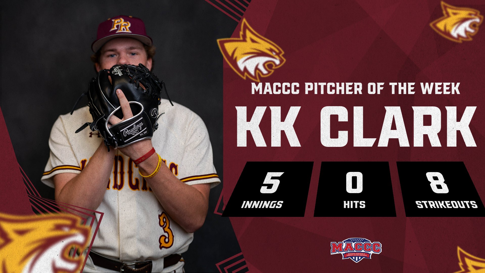 No. 2 Pearl River's KK Clark named MACCC Pitcher of the Week