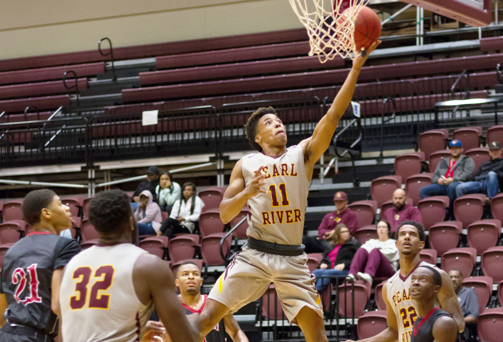 Pearl River Community College freshman Eric Thornton Jr.