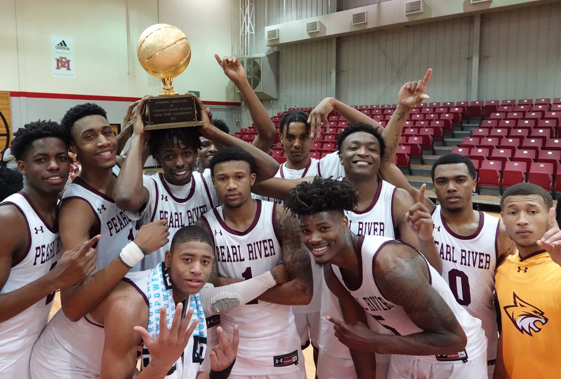 No. 2 Pearl River defeated No. 17 Northeast 79-69 on Thursday in Scooba, Miss., to claim the school's 17th MACJC Championship. (PRCC ATHLETICS)