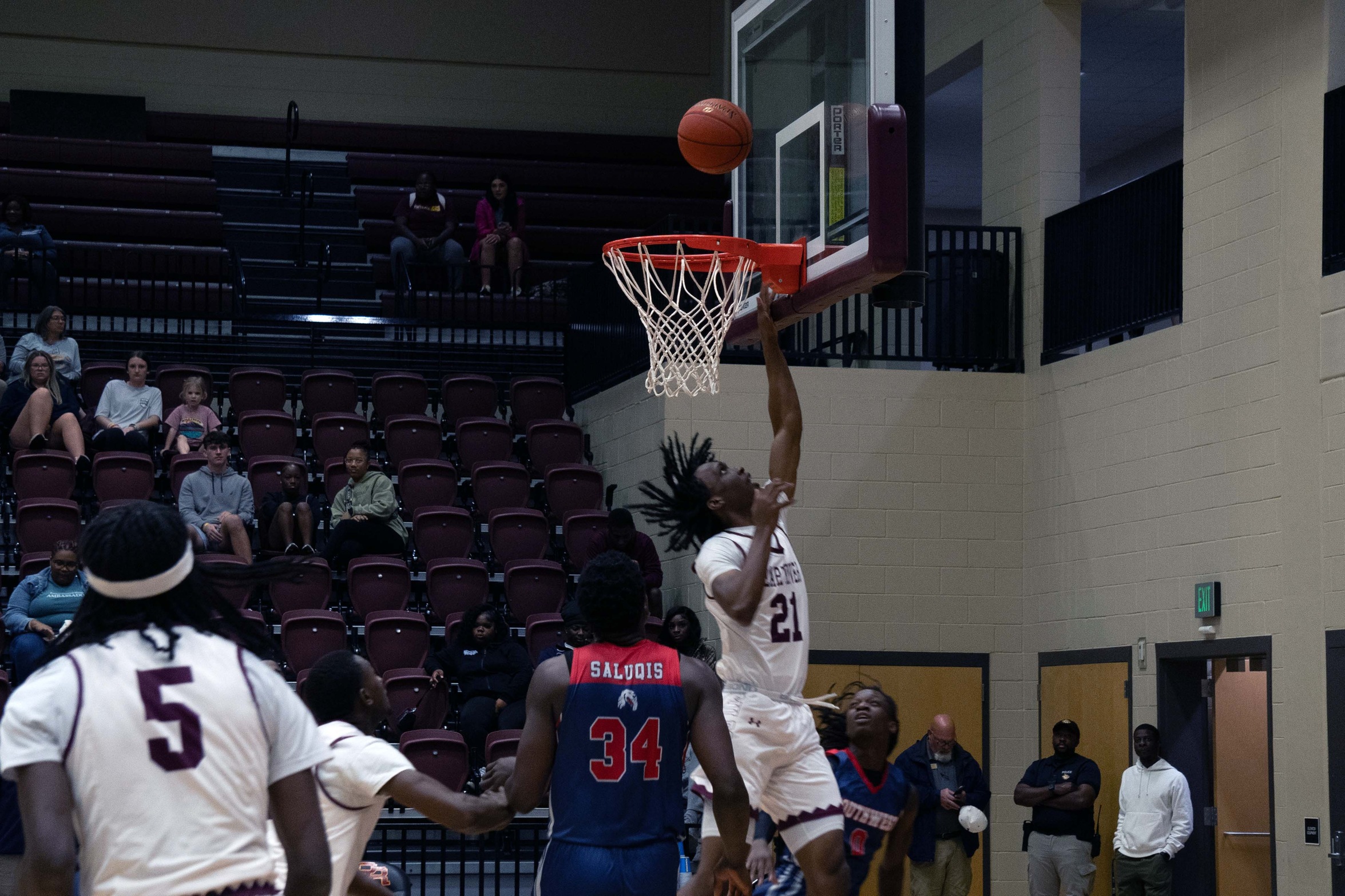 PRCC's Kedrick Osby scores on a layup.
