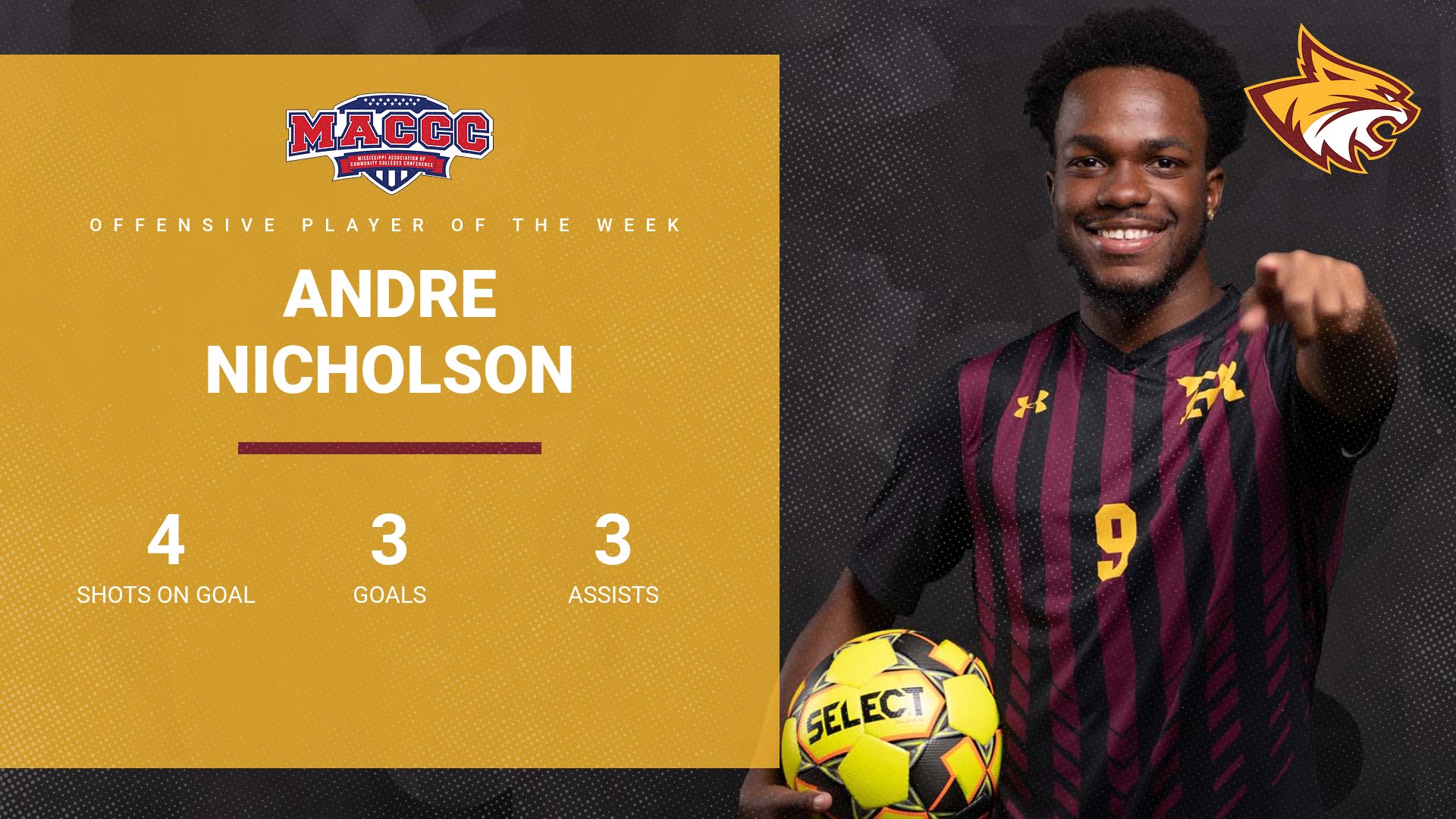 No. 3 Pearl River&rsquo;s Andre Nicholson wins MACCC Offensive Player of the Week