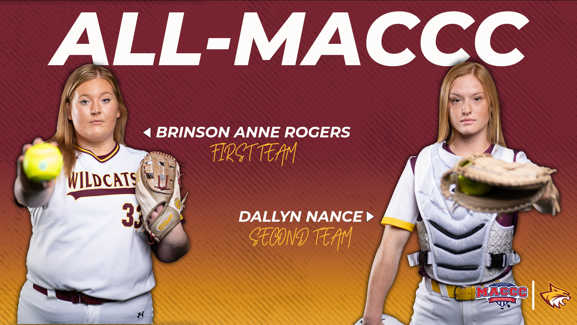 Two Pearl River Wildcats named All-MACCC