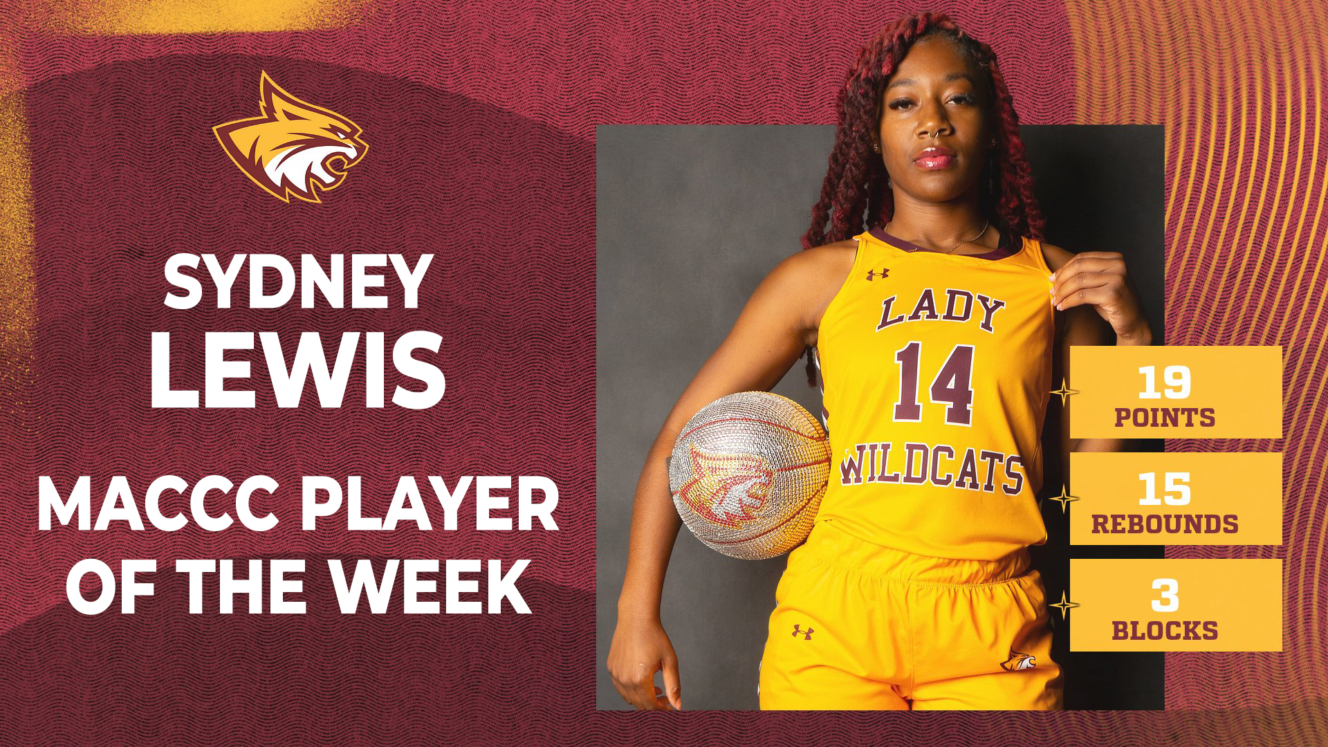 No. 11 PRCC's Sydney Lewis named MACCC Player of the Week
