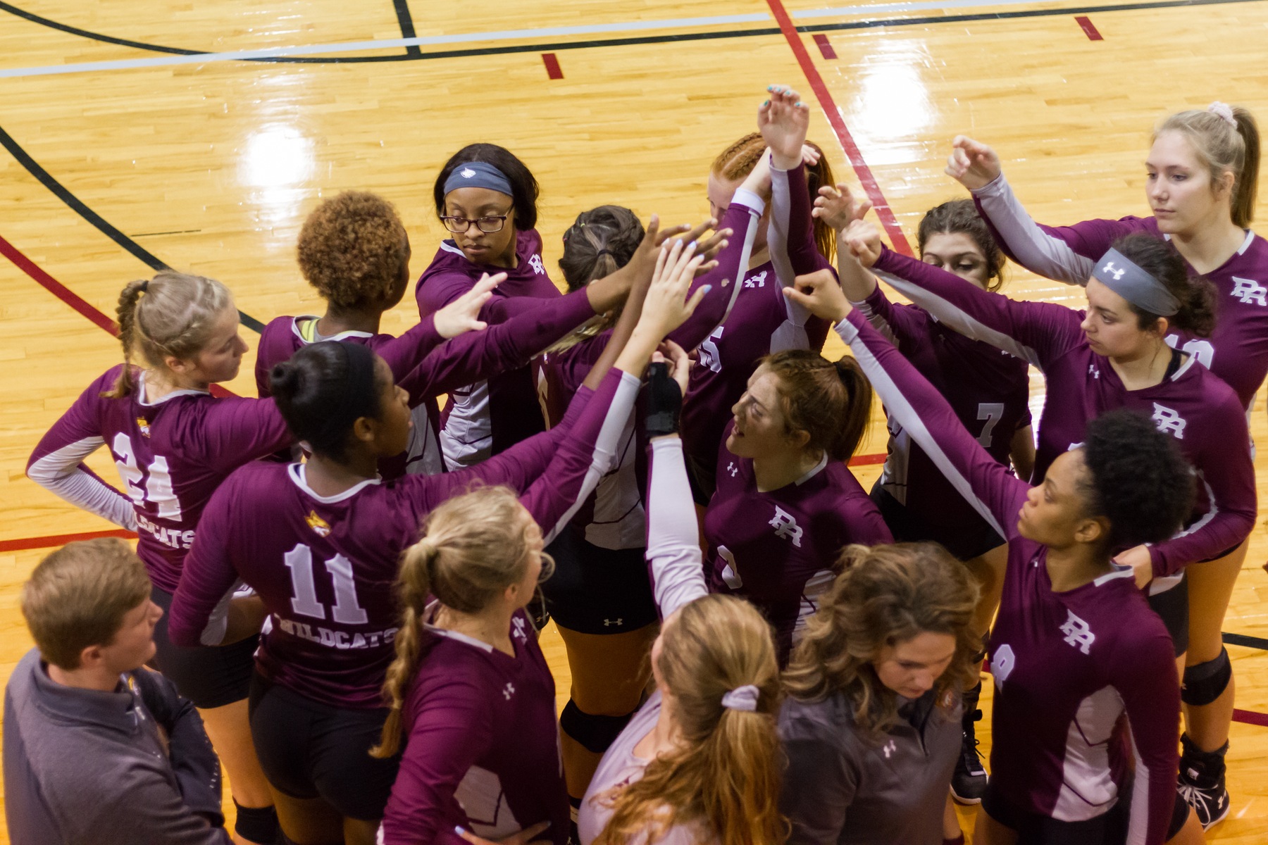 Pearl River fell to Panola College 3-0 (14-25, 9-25, 13-25) on Friday, Sept. 20, 2019 at Shivers Gymnasium in Poplarville, Miss. (BRETT RUSS/PRCC ATHLETICS)