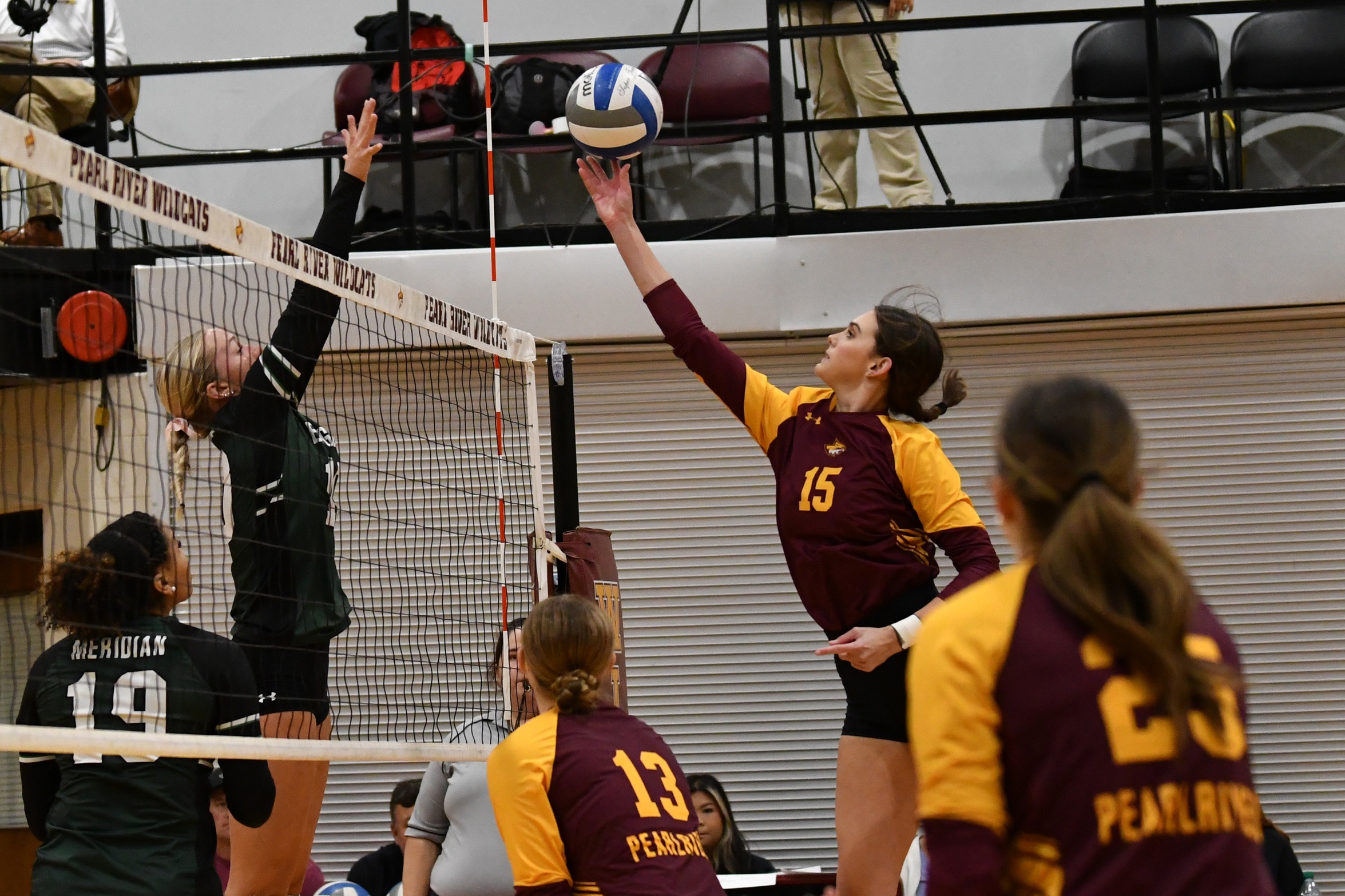 Pearl River volleyball battles at Jones College